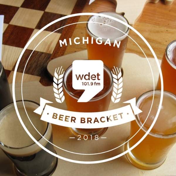 wdet 101.9fm Michigan Beer Bracket 2018 badge