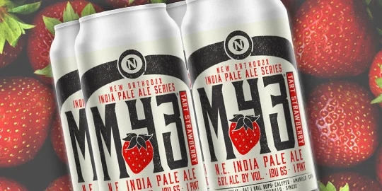 M-43 Strawberry Tart beer cans