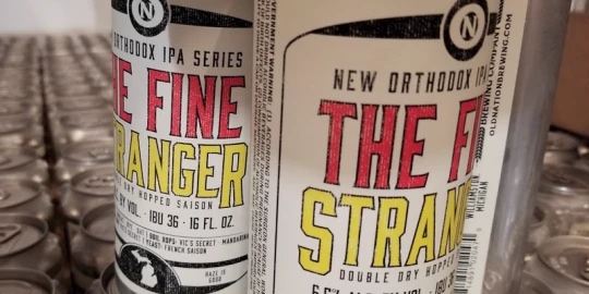 The Fine Stranger beer cans